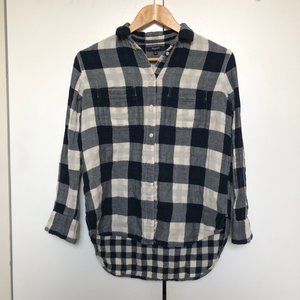 Madewell Flannel Shirt. Size Small. *small stain